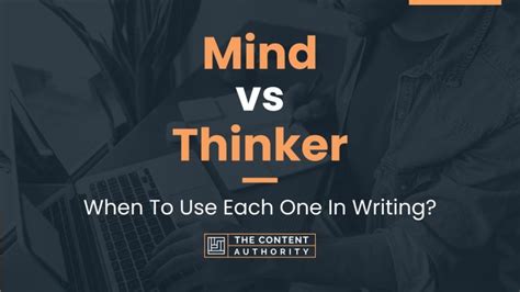 Doer vs Thinker: When To Use Each One In Writing .